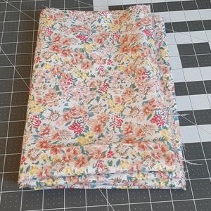 1 2/3 yards floral fabric!